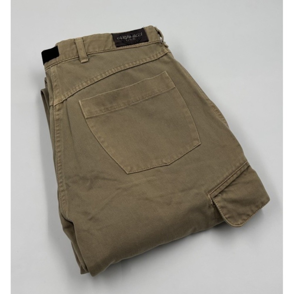 Gramicci Men's 30‎ Tan Cargo Straight Leg Pants